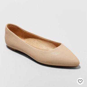 A New Day Tan ballet flats
